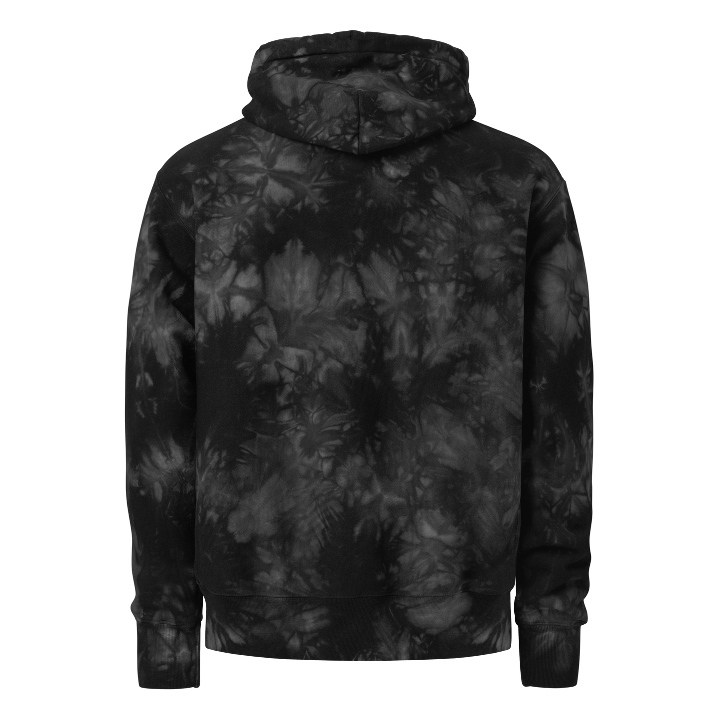 Embroidered Tie-Dye Hoodie