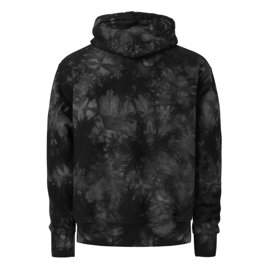 Embroidered Tie-Dye Hoodie
