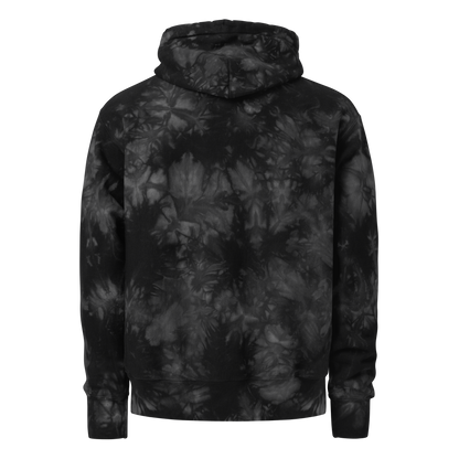 Embroidered Tie-Dye Hoodie